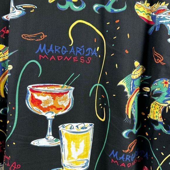 Aftco Bluewater Men's L Button Up Party Shirt Multicolor Margarita Madness - Picture 4 of 10